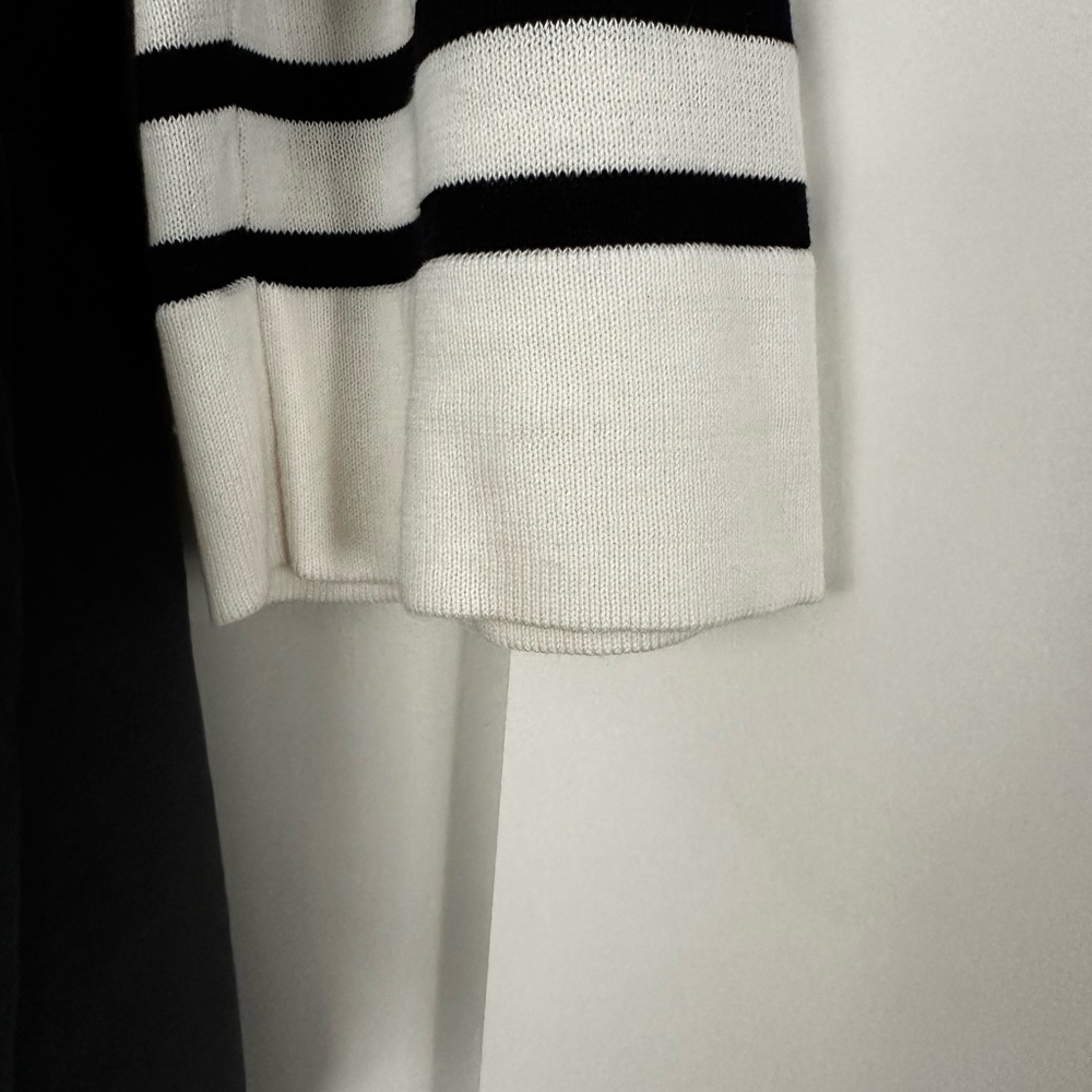 COS silk layer striped 3/4 sleeve blouse size medium - Picture 7 of 11